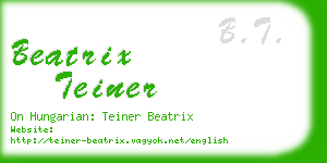 beatrix teiner business card